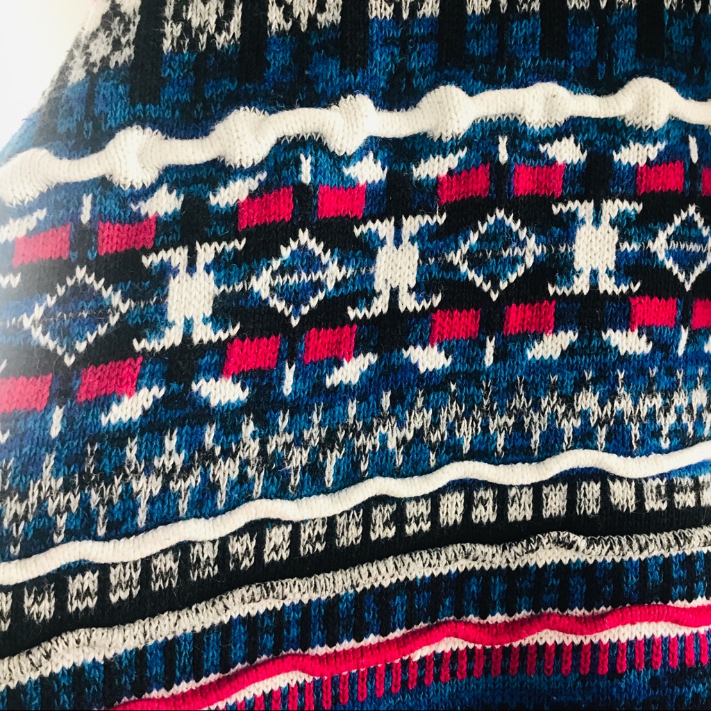Vtg Cattivo 3d Knit Horizontal Stripe Unisex — image 7 of 8